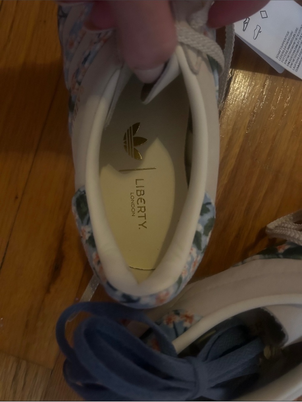 NWT Adidas Gazelle Liberty of London 🌷 - Picture 11 of 12